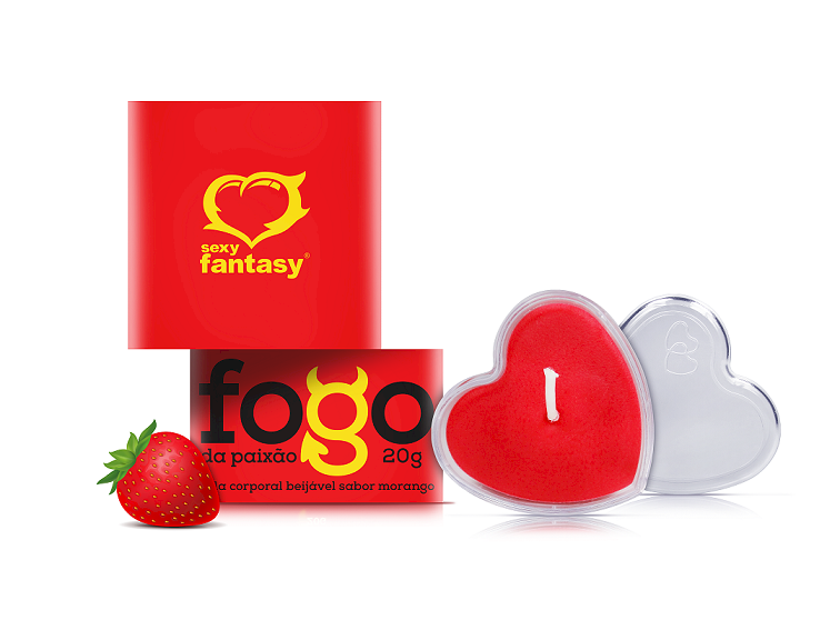 Vela Fogo da Paixão – Morango