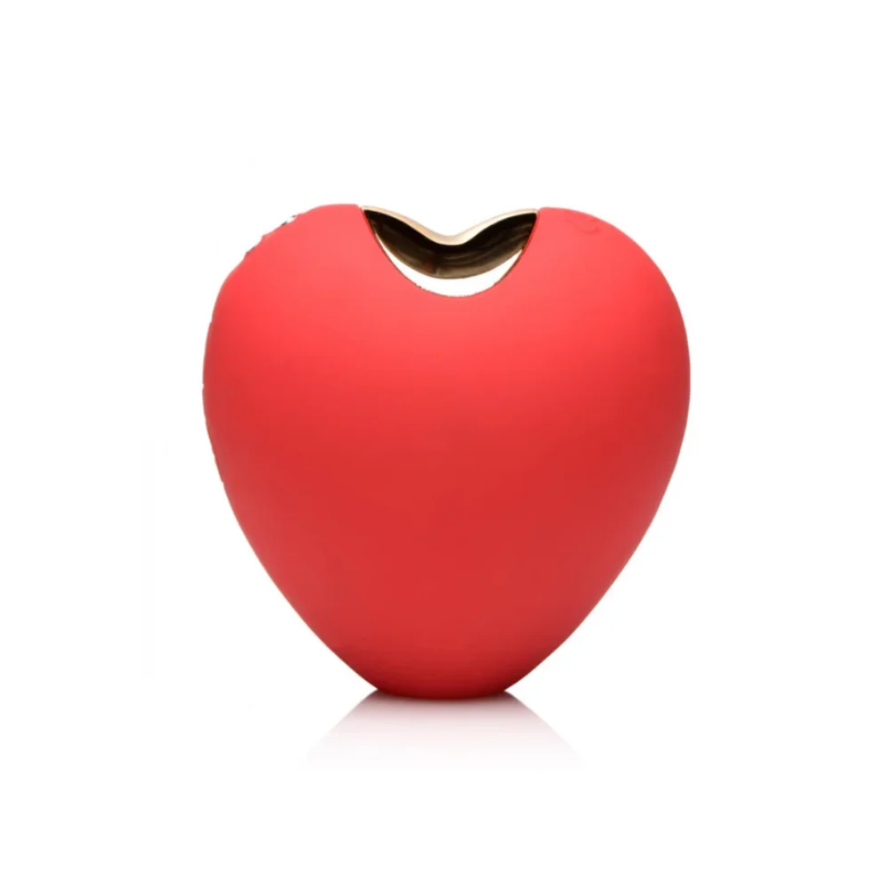 SUGADOR DE CLITÓRIS FORMATO CORAÇÃO USB.