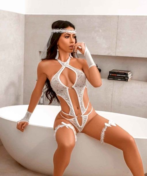 A Fantasia Noivinha do Prazer 4 peças 