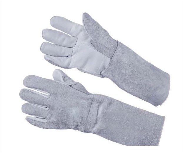  LUVA EPI DE VAQUETA MISTA COM PUNHO EM RASPA VM20 CÓD.476                                    