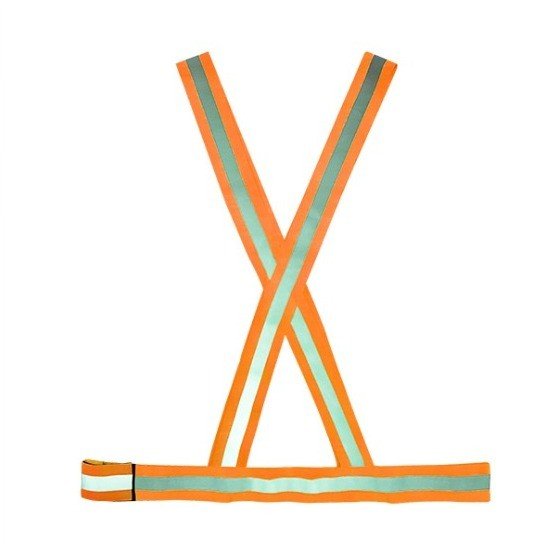  COLETE X LARANJA C/ REFELETIVO  CÓD.1046