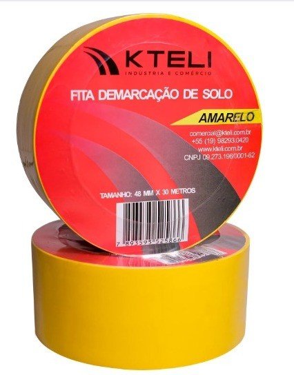 FITA DE DEMARCACAO AMARELA KTELI CÓD.394