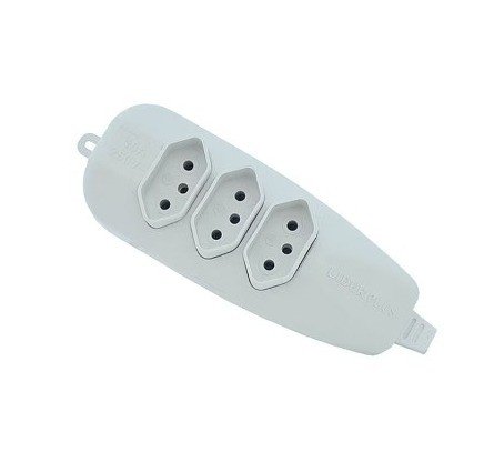 TOMADA BARRA TRIPLA BC 2P+T 20A GARRA CÓD.917