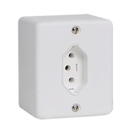 TOMADA SOBREPOR X 10A BCA ILUMI CÓD.36