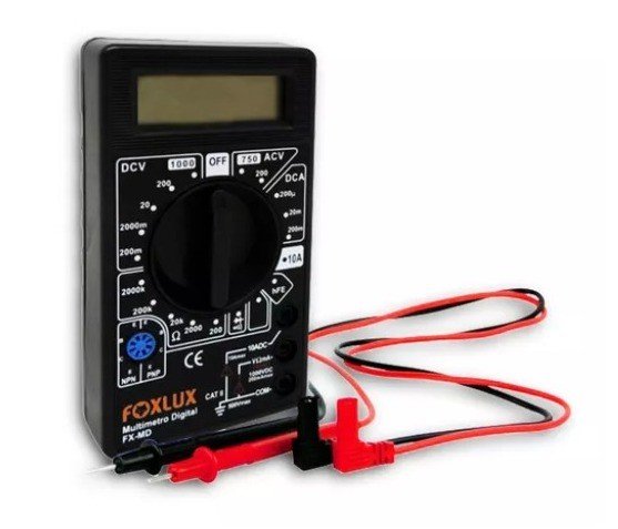  MULTIMETRO DIGITAL ELETRON.FOXLUX CÓD.551