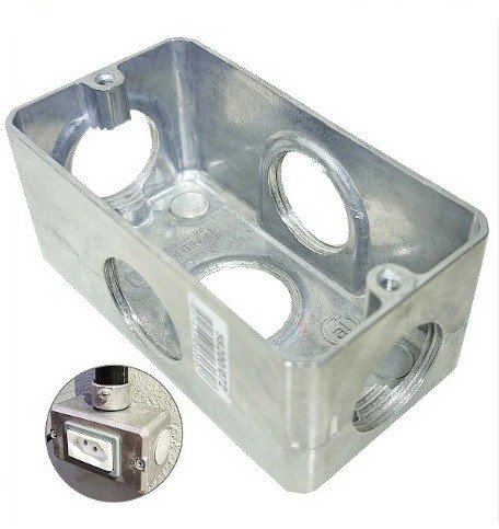 CONDULETE ALUMINIO MULTIPLO X 3/4 - CÓD.376