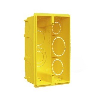 CAIXA LUZ EMBUTIR 2 X 4 PLAS. AM KRONA CÓD.902