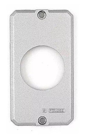  TAMPA ALUMINIO TOMADA REDONDA P/ MULTIPLO 3/4 - CÓD.374