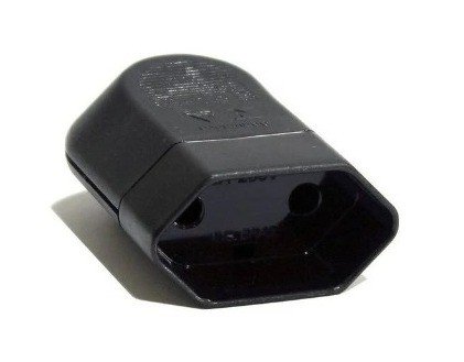 PINO FEMEA 2P 10A PT/BC TRAMONTINA CÓD.34