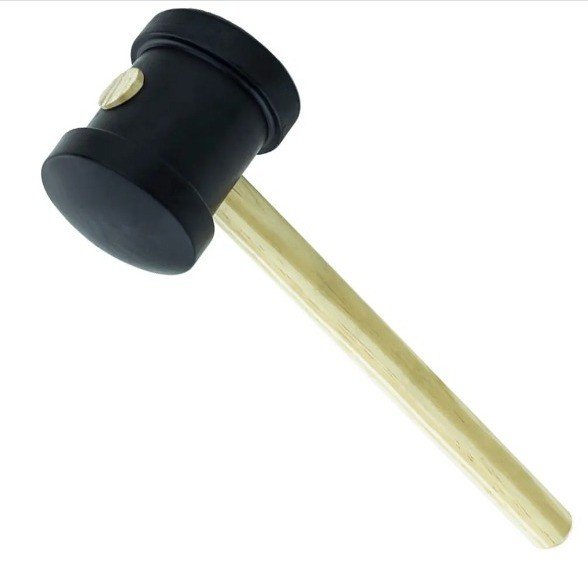 MARTELO 60MM BORRACHA THOPSON - CÓD.534