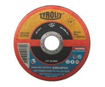  DISCO DE CORTE  4. 1/2X1,0  INOX CÓD.575