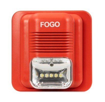 SINALIZADOR AUDIOVISUAL COM SIREN E ENDERECAVEL CÓD.791