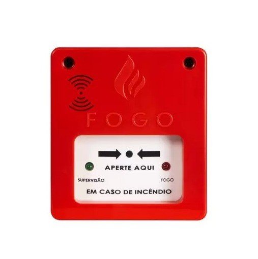 ACIONADOR MANUAL COM SIRENE 12V/24V CONVENCIONAL-N CÓD.45