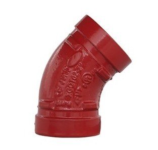 COTOVELO RANHURADO 45 2-1/2