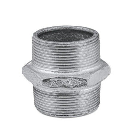 NIPLE DUPLO GALVANIZADO