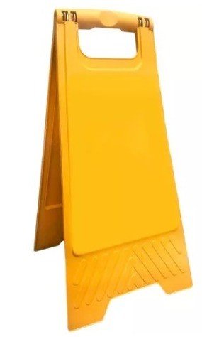  CAVALETE DUPLO 610 X 300MM AMARELO LISO CÓD.687