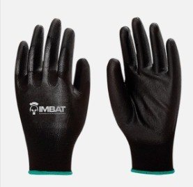 LUVA EPI HELANCA PU PRETA IMBAT - CA:41.761