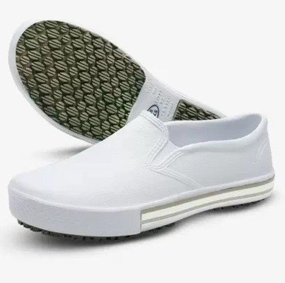 TENIS EVA SOFT WORKS ANTIDERRAPANTE BRANCO/PRETO BB80