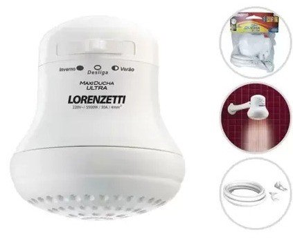  DUCHA 3T LOR.MAXDUCHA ULTR 127/55 - CÓD.617