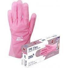 LUVA EPI DESC. TPE ROSA VOLK 