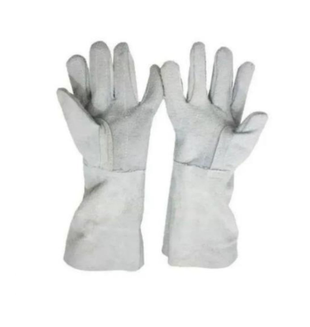 LUVA EPI DE RASPA FORRADA COM PUNHO 20 RF20K