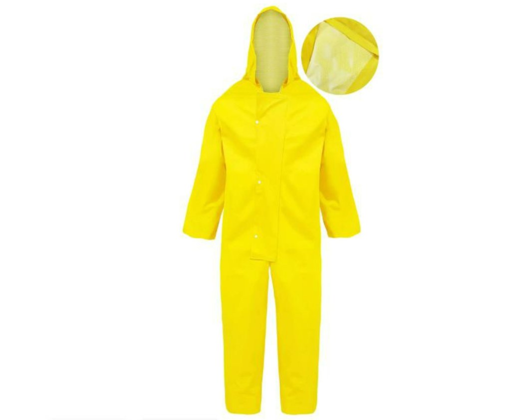 MACACAO DE PVC FORRADO AMARELO 