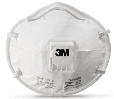MÁSCARA 3M 8822 PROTEÇÃO RESPIRÁTORIA  PFF2 COM VÁLVULA