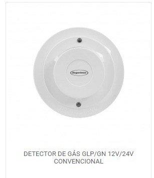 DETECTOR DE GÁS GLP/GN  12V/24V CONVENCIONAL
