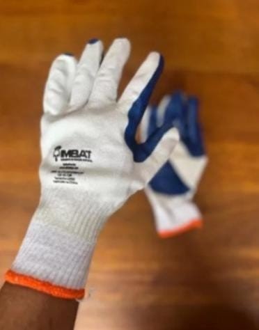 LUVA TRICOTADA EMBORRACHADA VULCANIZADA  