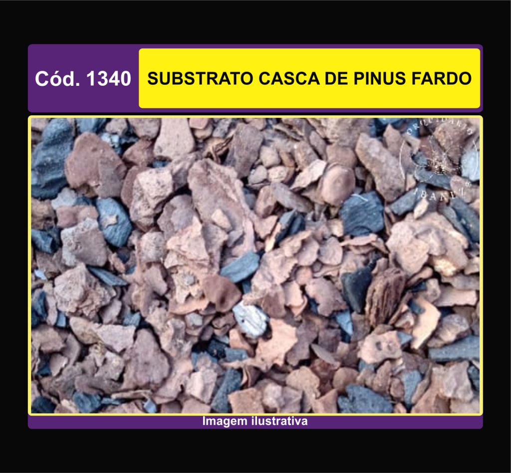 SUBSTRATO CASCA DE PINUS FARDO 1340
