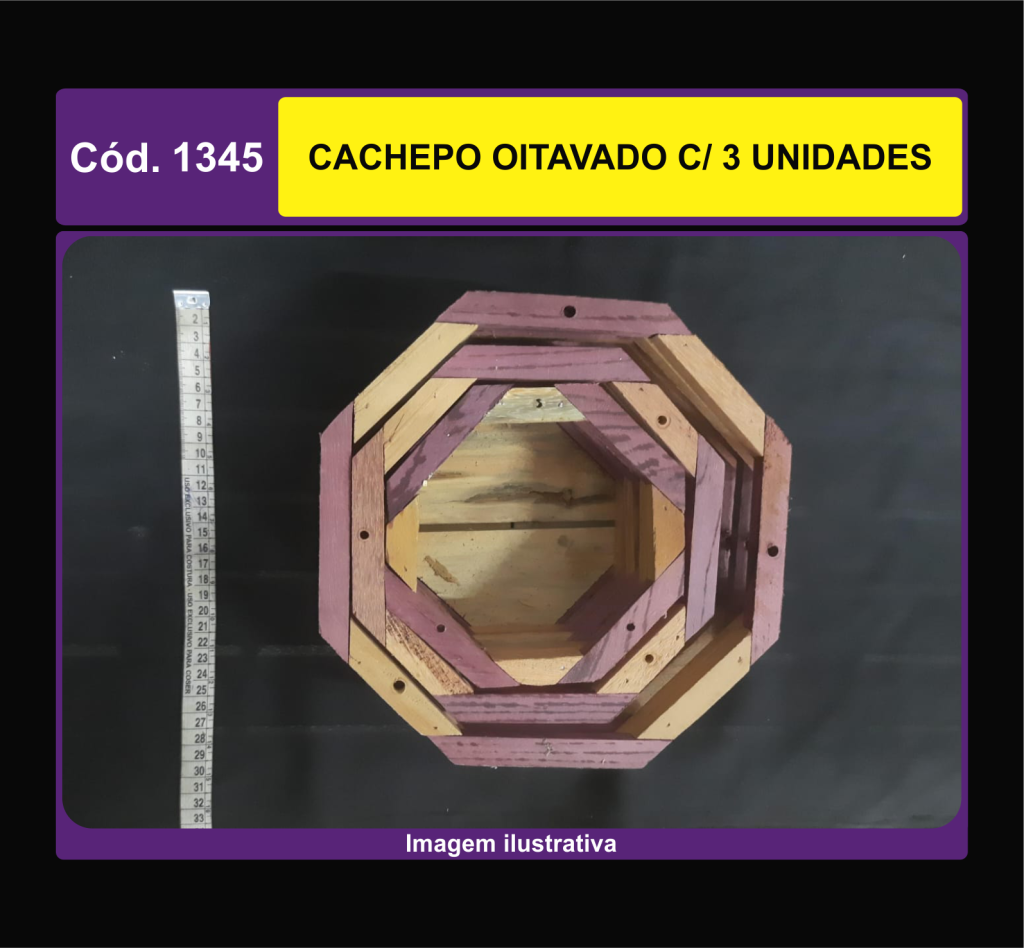 CACHEPO OITAVADO C/3 1345