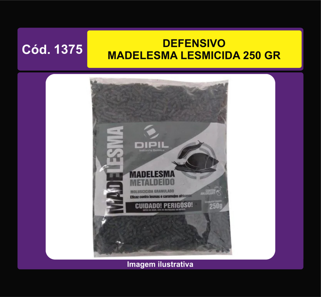 DEFENSIVO MADELESMA LESMICIDA 250 GR 1375