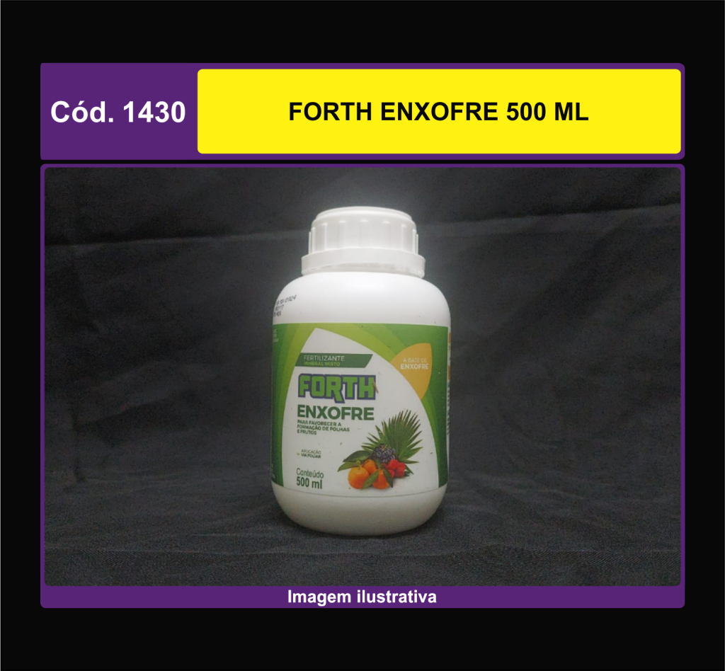 FERTILIZANTE FORTH ENXOFRE CONCENTRADO 500 ML 1430