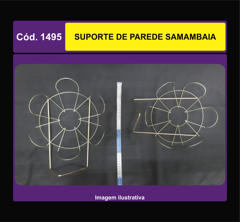 SUPORTE PAREDE SAMAMBAIA 1495