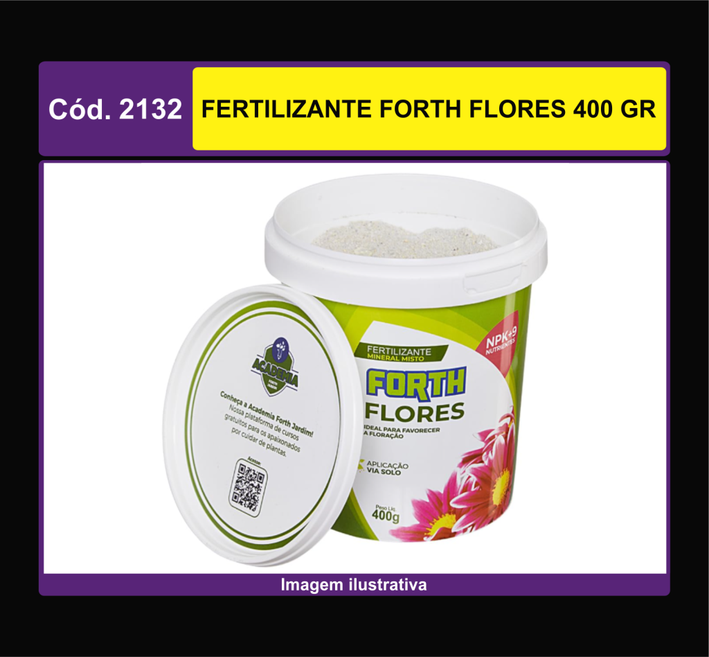 FERTILIZANTE FORTH FLORES 400 GR 2132