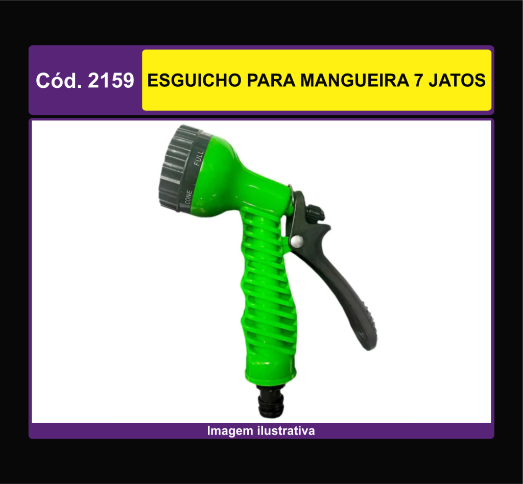 ESGUICHO PARA MANGUEIRA 7 JATOS 2159