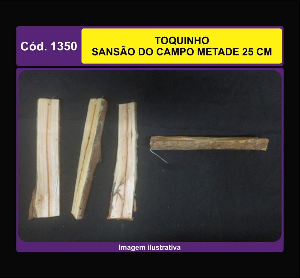 TOQUINHO SANSAO DO CAMPO METADE 25 CM 1350