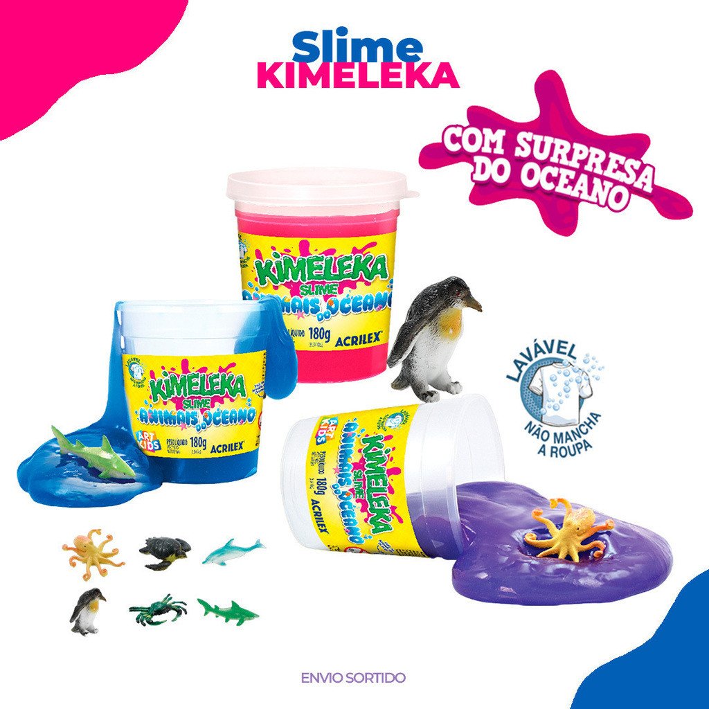 KIMELEKA SLIME ANIMAIS DO OCEANO