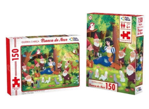 Quebra-Cabeças 150 peças - Branca de Neve