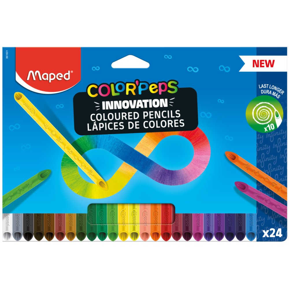 Lápis de Cor Colorpeps Infinity - Maped 24 cores