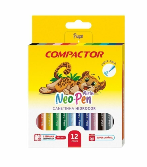 Hidrográfica Neo-Pen Mirim 12 Cores