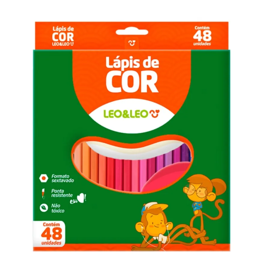 Lapis De Cor Leo&Leo 48 Cores