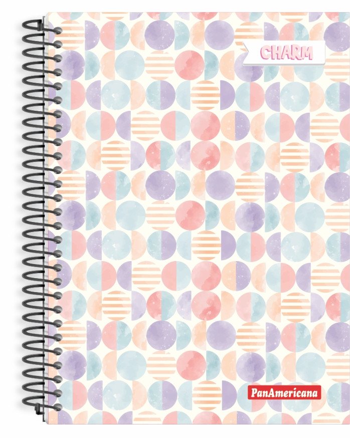 Caderno Charm PanAmericana (10 Matérias)