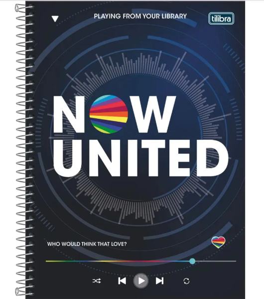 Caderno 10 Matérias Now United - Tilibra