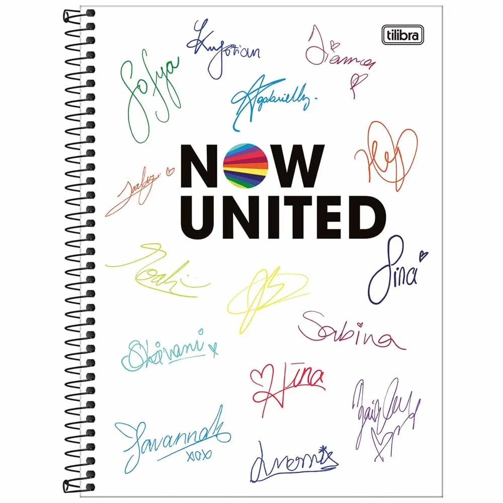Caderno 10 Matérias Now United - Tilibra