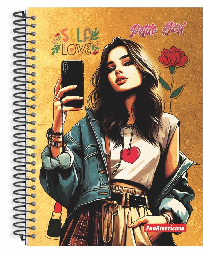 Caderno 1 Matéria Petite Girl - PanAmericana