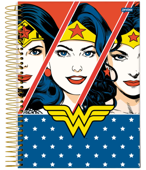 Caderno 1 Matéria - Mulher Maravilha - Jandaia