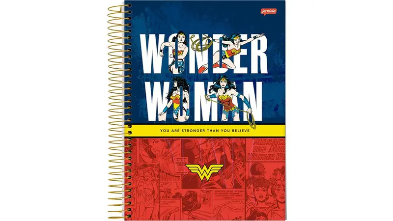Caderno 1 Matéria - Mulher Maravilha - Jandaia