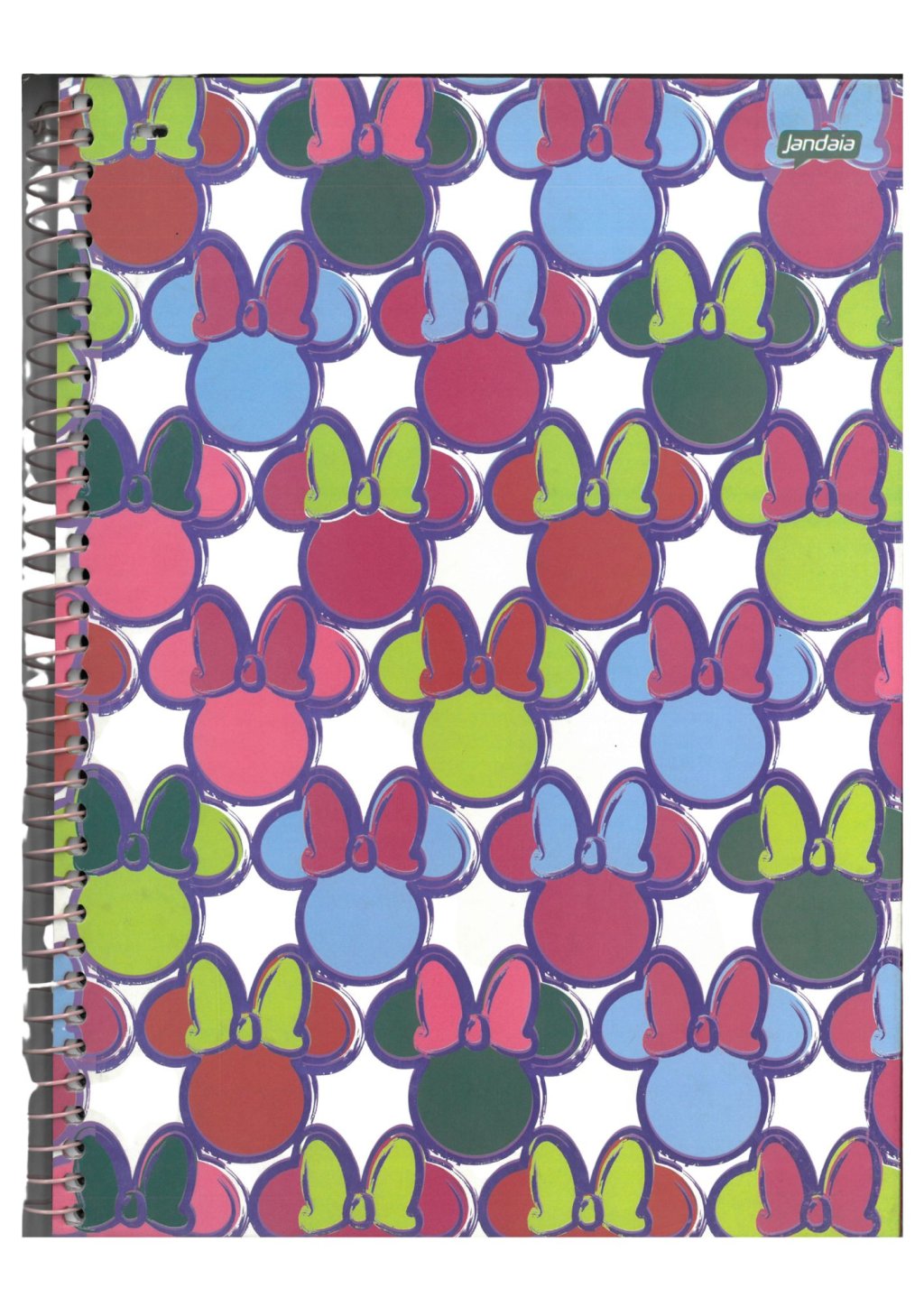 Caderno 1 Matéria Minnie Arts - Jandaia