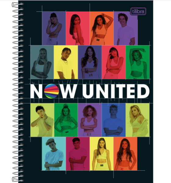 Caderno 1 Matéria Now United - Tilibra